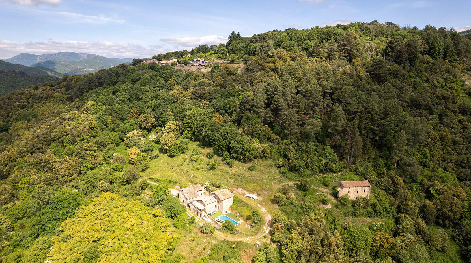 Villa vue drone