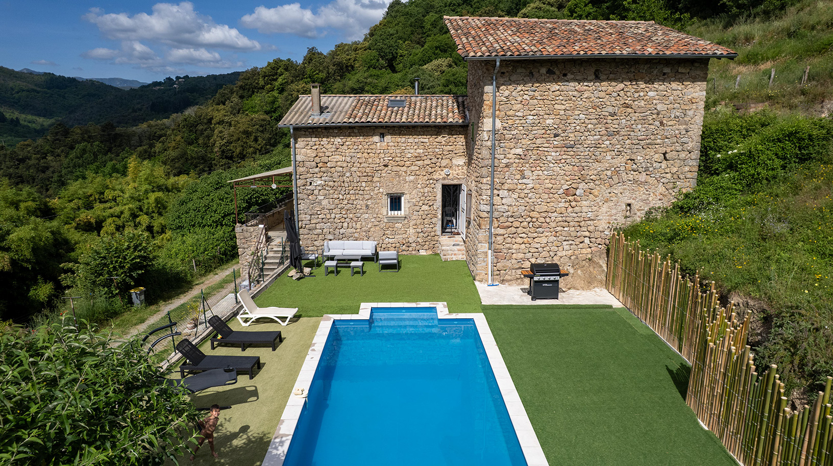 Piscine & parasols